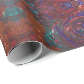 koperen paarse zwendel cadeaupapier (Rol Hoek)