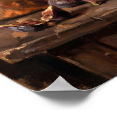 Koperen Pot II Vintage Schilderij Poster (Hoek)