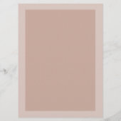 Koperen roest damast trouw plat menu (Achterkant)