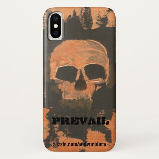 Koperen schedel prevaleren Case-Mate iPhone case (Achterkant)