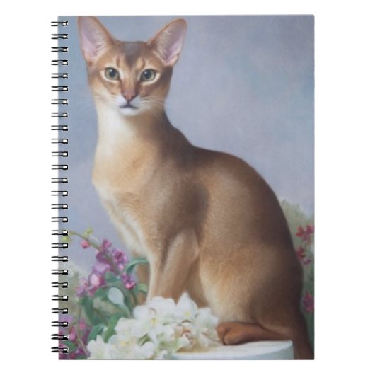 Koperen Schoonheid – Abyssiniaanse Kat Notitieboek (Voorkant)