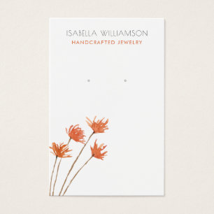 koperen Sinaasappel dat Kaarten voor juwelierswee Visitekaartje