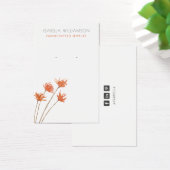  koperen Sinaasappel dat Kaarten voor juwelierswee Visitekaartje (Bureau)