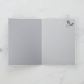 Koperen Stofblauw 'Tis het Seizoen Jouw Fotokaart Kaart (Binnen)