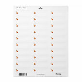 Koperen Thors Hamer retouradreslabels Etiket (Full Sheet)