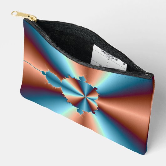 Koperen tint etui (Open)