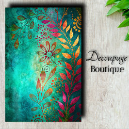 Koperen Tuin Decoupage Tissuepapier