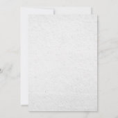 KOPEREN TYPOGRAFIE Bruiloft repetitie diner Kaart (Achterkant)