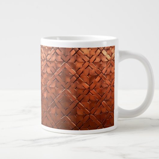 Koperen Uitstraling Koffiemok Grote Koffiekop (Rechts)