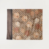 Koperen Vintage Kruidenroos | Rustieke Fotobackdro Wandkleed (Voorkant (horizontaal))