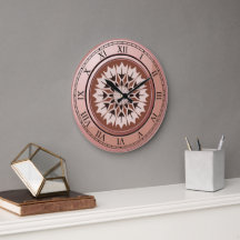 Koperen vintage ronde