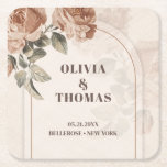 koperen waterverf rozen salie bruine tinten kartonnen onderzetters<br><div class="desc">Deze koperen waterverf rozen bruiloft onderzetters zijn de perfecte aanvulling op elke elegante en verfijnde bruiloft decor. De combinatie van de rijke kopertinten en de delicate waterverf creëer vormen een prachtig visueel effect dat indruk zal maken op uw gasten. De salie bruine tinten voegen een vleugje warmte en diepte toe...</div>