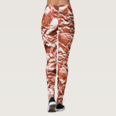Koperfolie Leggings (Achterkant)
