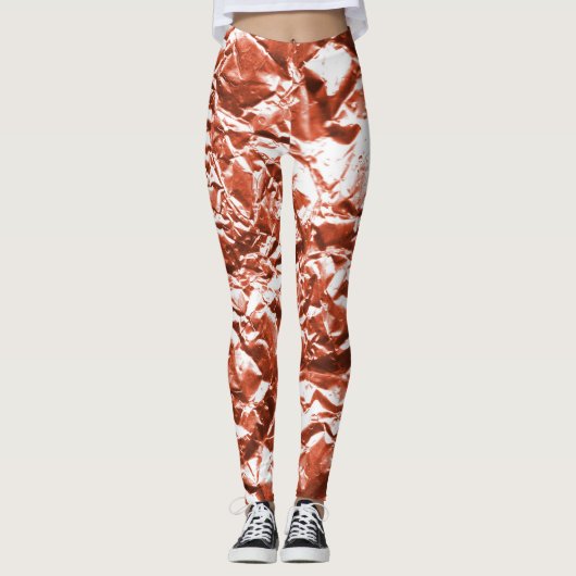 Koperfolie Leggings (Voorkant)