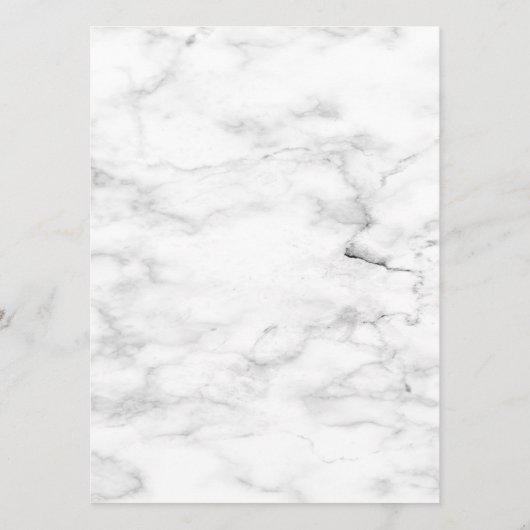 Kopergeometrische marmer Eucalyptus Elegant Weddin Menu (Achterkant)