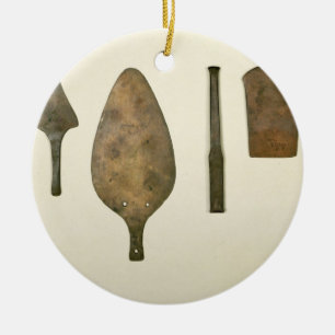 Kopergereedschap, Harappa, 2300-1750 BC Keramisch Ornament