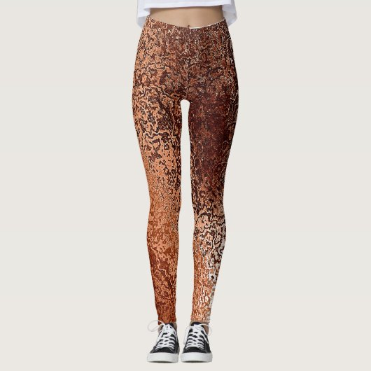 koperglansmachine leggings (Voorkant)