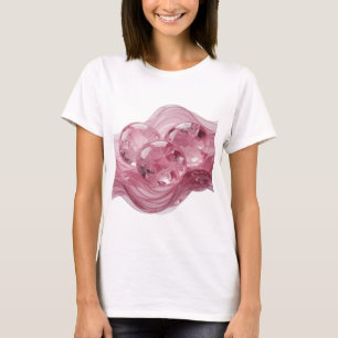 Koperglazen BALLEN IN VLOEISTOF Citaatontwerp T-shirt