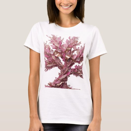 Kopergoud ABSTRACTE KUNST Design T-shirt (Voorkant)