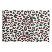 Kopergoud Bruine Luipaardprint Kussensloop (Achterkant)