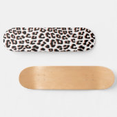 Kopergoud Bruine Luipaardprint Persoonlijk Skateboard (Horizontaal)