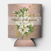 Kopergoudfloremmer van het roos van koper blikjeskoeler (Voorkant)