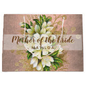 Kopergoudfloremmer van het roos van koper groot cadeauzakje (Voorkant)