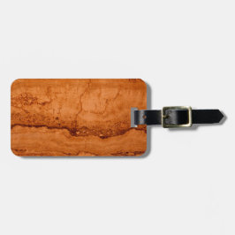 Kopergraniet, ambergeel Sedona-bergen Bagagelabel