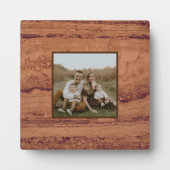 Kopergraniet, ambergeel Sedona-bergen Fotoplaat (Voorkant)