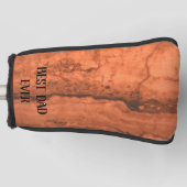 Kopergraniet, ambergeel Sedona-bergen Golfheadcover (Voorkant)