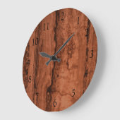 Kopergraniet, ambergeel Sedona-bergen Grote Klok (Hoek)