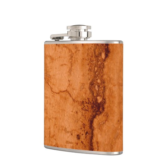 Kopergraniet, ambergeel Sedona-bergen Heupfles (Links)