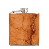 Kopergraniet, ambergeel Sedona-bergen Heupfles (Voorkant)