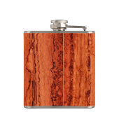 Kopergraniet, ambergeel Sedona-bergen Heupfles (Achterkant)