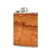 Kopergraniet, ambergeel Sedona-bergen Heupfles (Links)