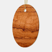 Kopergraniet, ambergeel Sedona-bergen Keramisch Ornament (Links)