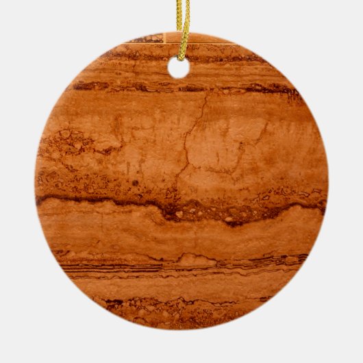 Kopergraniet, ambergeel Sedona-bergen Keramisch Ornament (Voorkant)