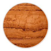 Kopergraniet, ambergeel Sedona-bergen Keramische Knop (Voorkant)