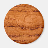 Kopergraniet, ambergeel Sedona-bergen Magneet (Voorkant)