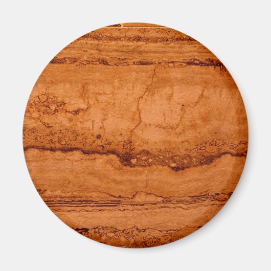 Kopergraniet, ambergeel Sedona-bergen Magneet (Voorkant)