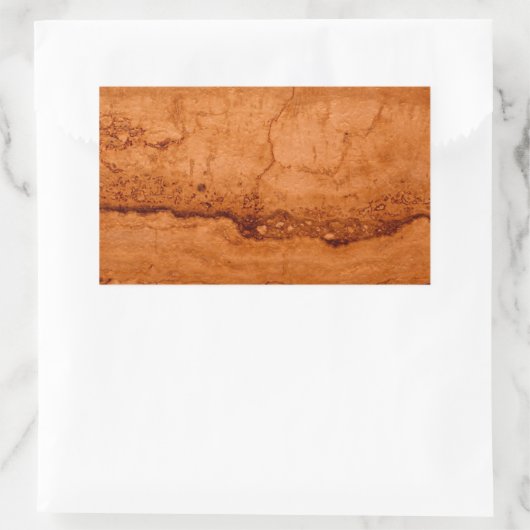 Kopergraniet, ambergeel Sedona-bergen Rechthoekige Sticker (Tas)