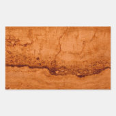 Kopergraniet, ambergeel Sedona-bergen Rechthoekige Sticker (Voorkant)