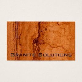 Kopergraniet, ambergeel Sedona-bergen Visitekaartje
