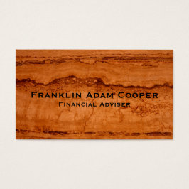 Kopergraniet, ambergeel Sedona-bergen Visitekaartjes