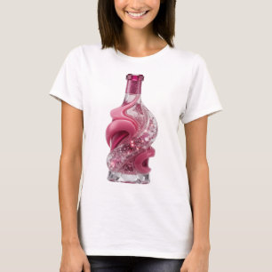 Kopergrijze ABSTRACTE KUNST Modeprint T-shirt