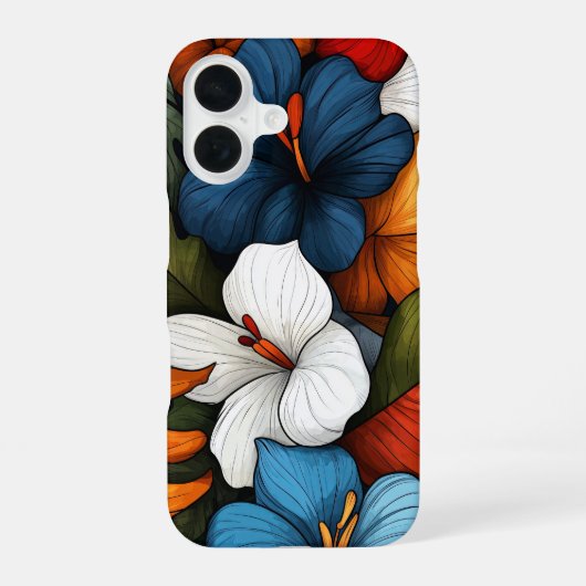 kopergroeve iPhone 16 hoesje (Achterkant)