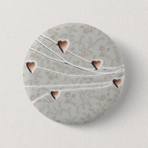 Koperharten Ronde Button 5,7 Cm