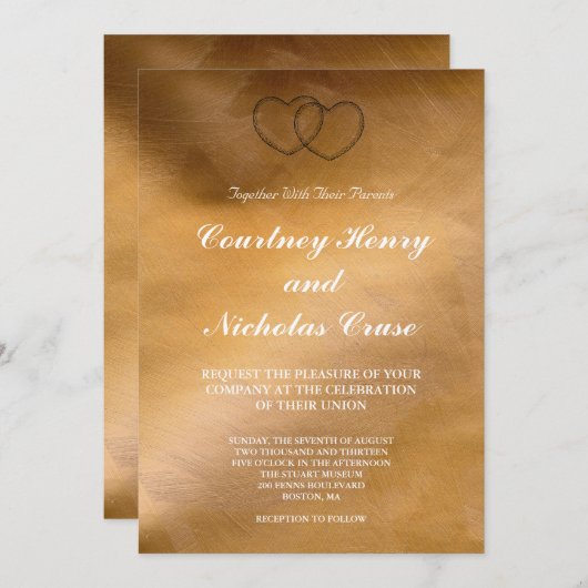 Koperharten Weddenschappen Kaart (Voorkant / Achterkant)