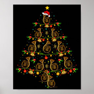 Koperhoorn Muziekliefhebber Kerstcadeau Koperhoorn Poster