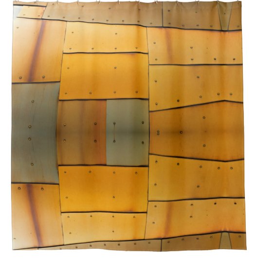 koperhoudend messing plaatmetaal douchegordijn (Voorkant)